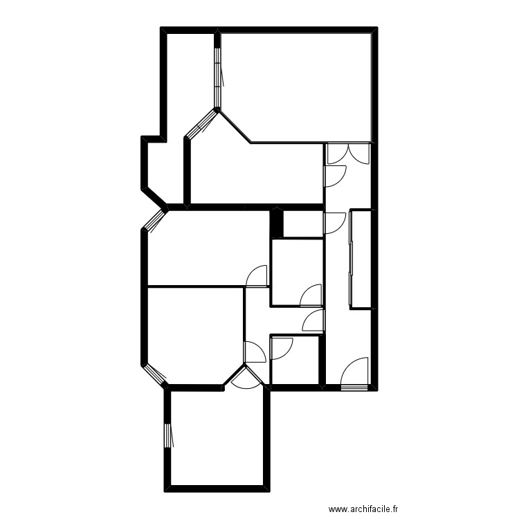 D2 P28. Plan de 111 pièces et 805 m2