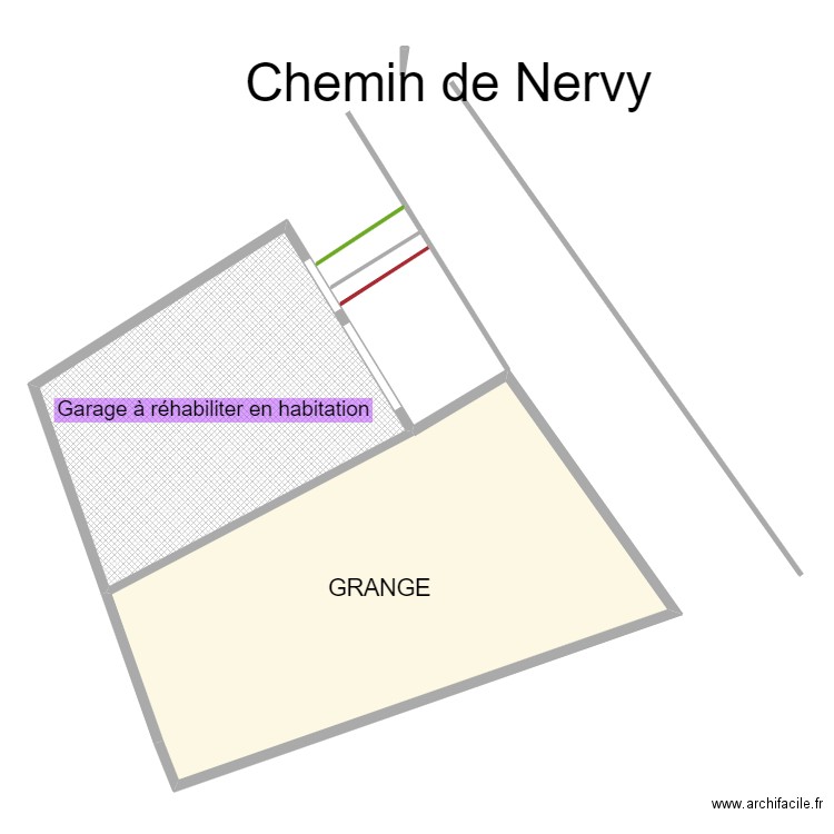 07130. Plan de 3 pièces et 166 m2