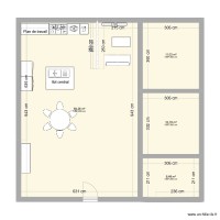 Plan maison 88m3