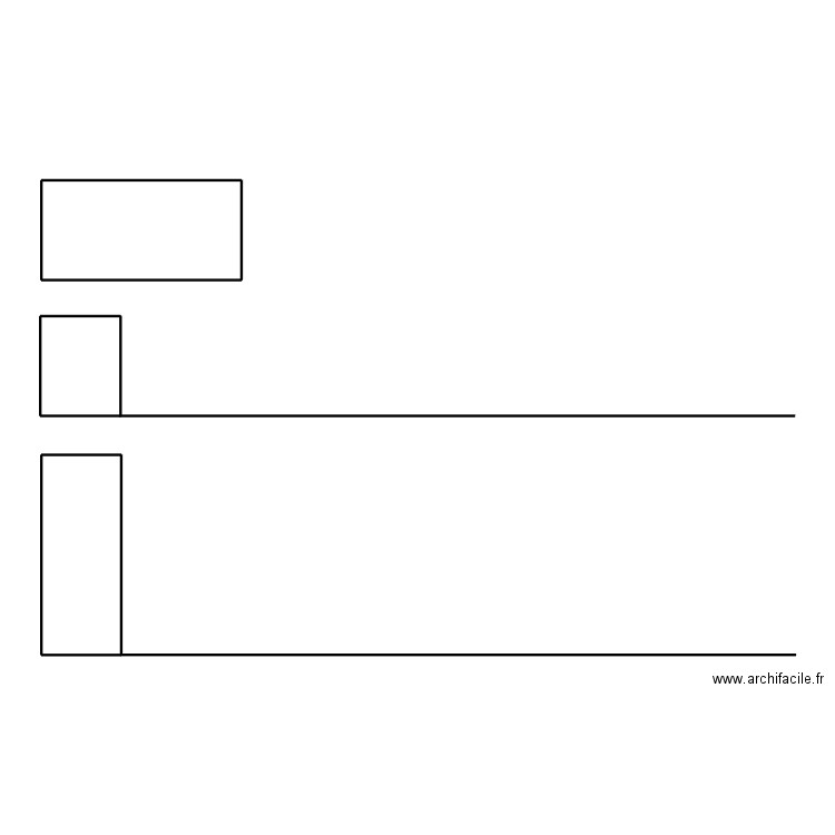 plan masse terrasse. Plan de 2 pièces et 17 m2