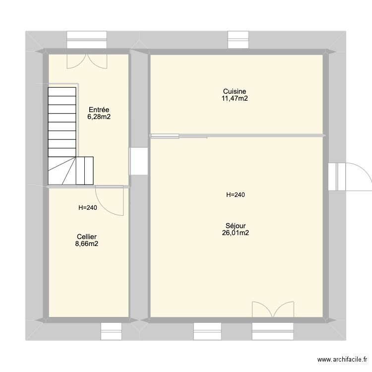 la maison, l'amménagement. Plan de 40 pièces et 168 m2