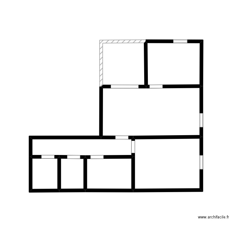 Appart Pierre. Plan de 8 pièces et 18 m2