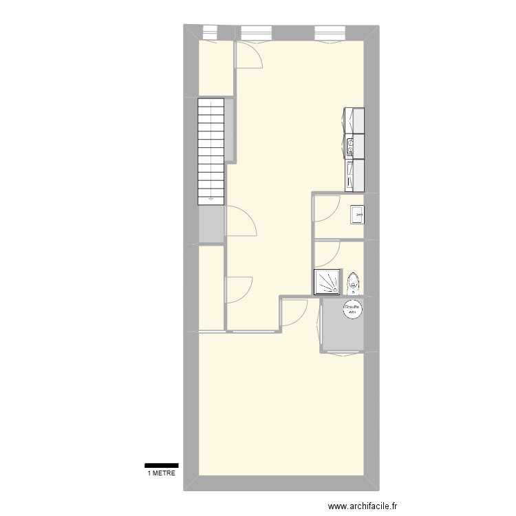 LLucia 10 R+1. Plan de 8 pièces et 67 m2