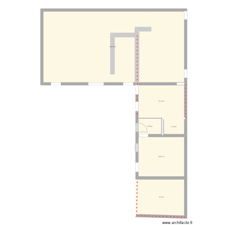 Plan Fermette A l'achat. Plan de 6 pièces et 153 m2