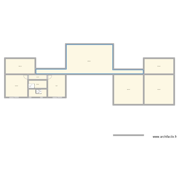 Plan 1. Plan de 10 pièces et 227 m2