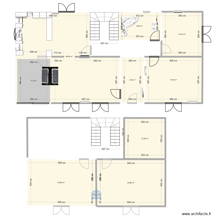 Ma villa. Plan de 9 pièces et 170 m2