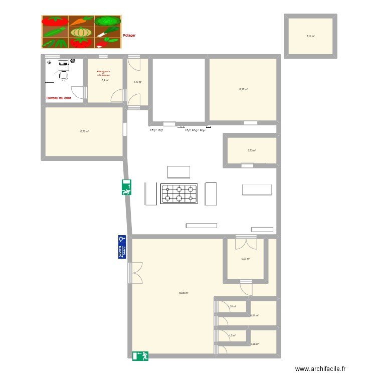 CERCELLIER Mathilde plan ingénieurerie. Plan de 12 pièces et 125 m2