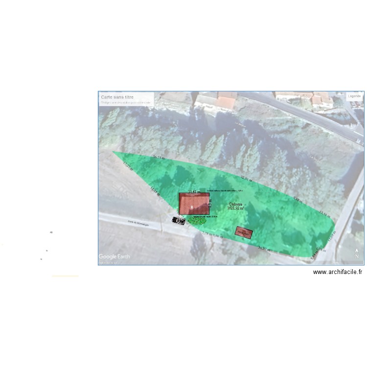 versols. Plan de 4 pièces et 87 m2