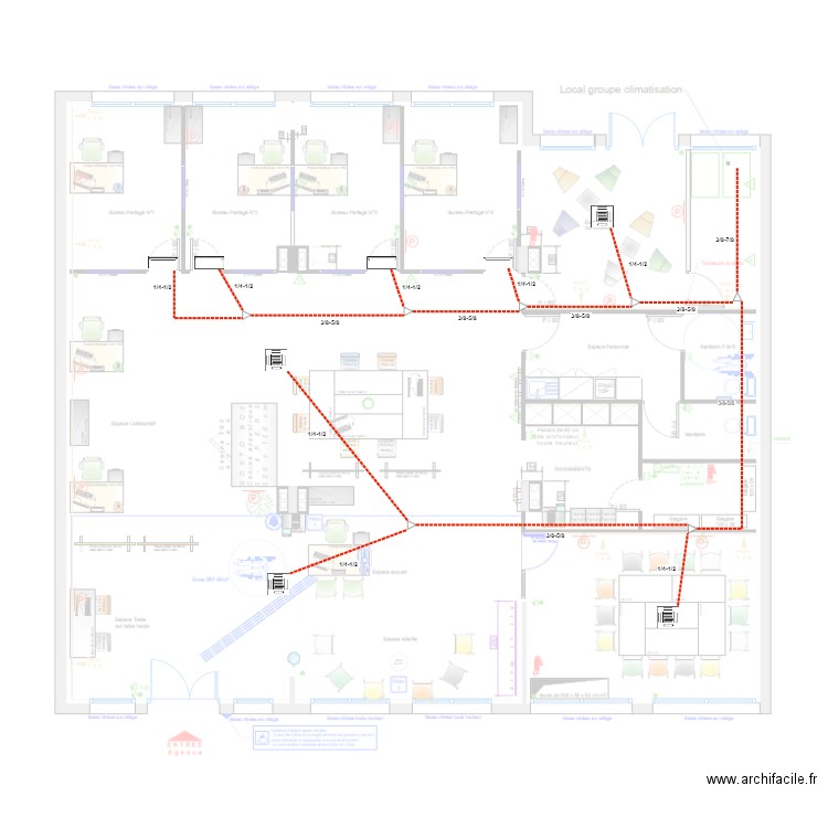 manpower beauvais. Plan de 0 pièce et 0 m2