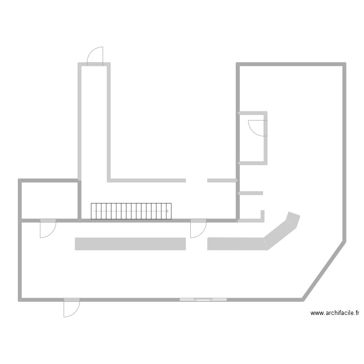 le radounaud. Plan de 3 pièces et 106 m2