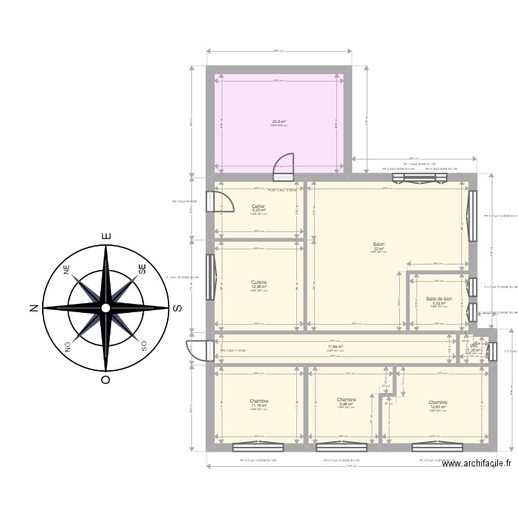 ML24013386 BELATRECH. Plan de 11 pièces et 237 m2