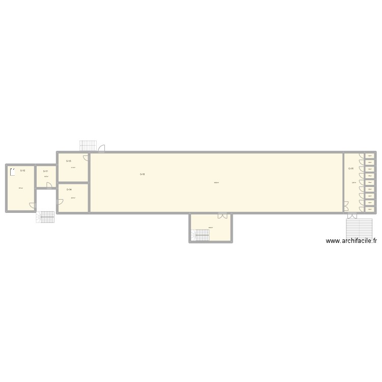 CAN - C-1. Plan de 16 pièces et 511 m2