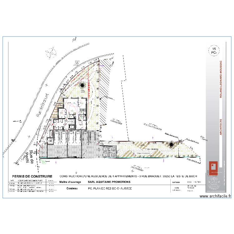 MOUSSAC APT 1. Plan de 0 pièce et 0 m2