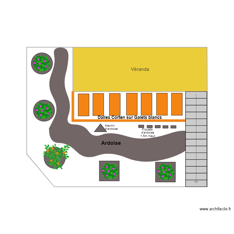 Barth durmenach. Plan de 2 pièces et 34 m2