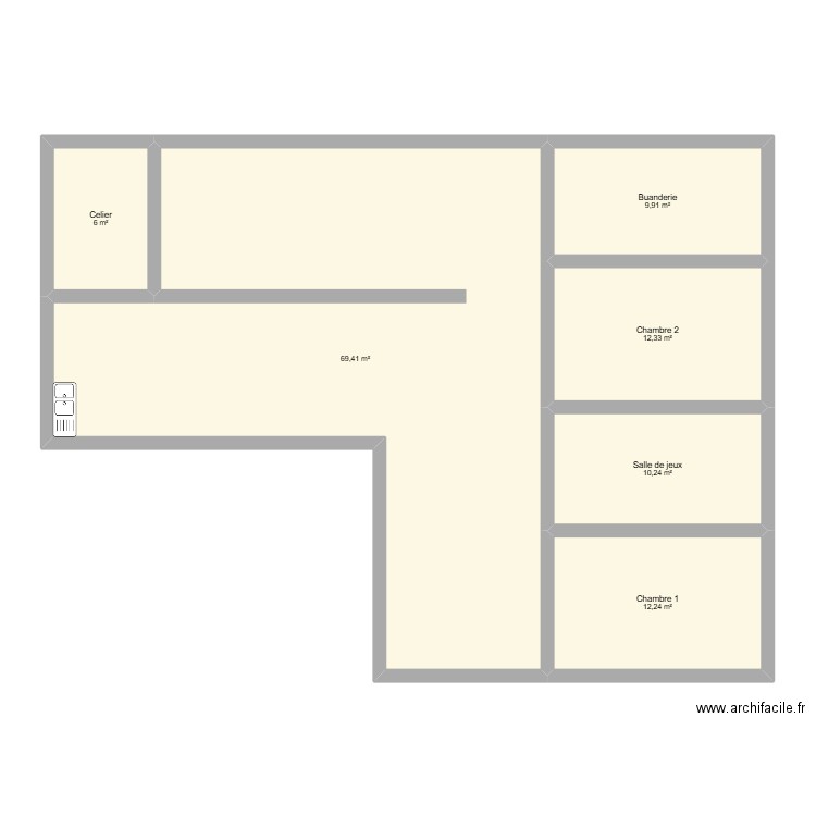 Messaincourt 3. Plan de 6 pièces et 120 m2