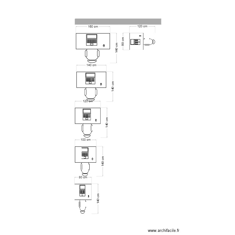 mobilier. Plan de 0 pièce et 0 m2