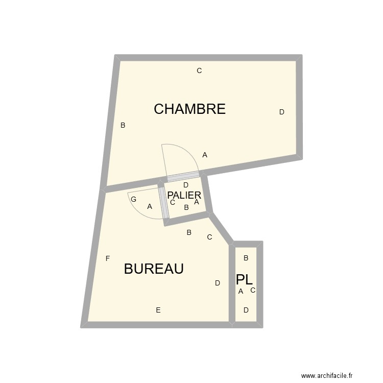 ETAGE VAUVERT ESSAIE POUR PDF. Plan de 4 pièces et 11 m2