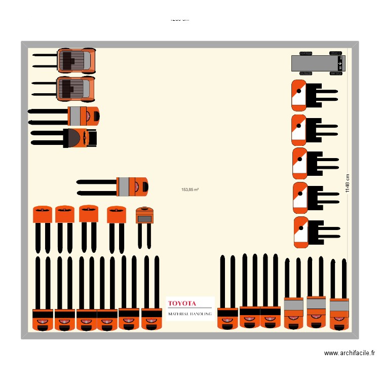 FRANCE BOISSON INITIAL 35. Plan de 1 pièce et 154 m2