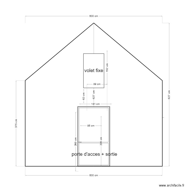 facade1. Plan de 0 pièce et 0 m2