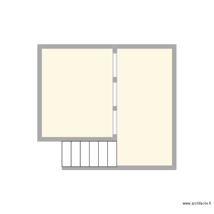 SCP-008. Plan de 2 pièces et 9 m2