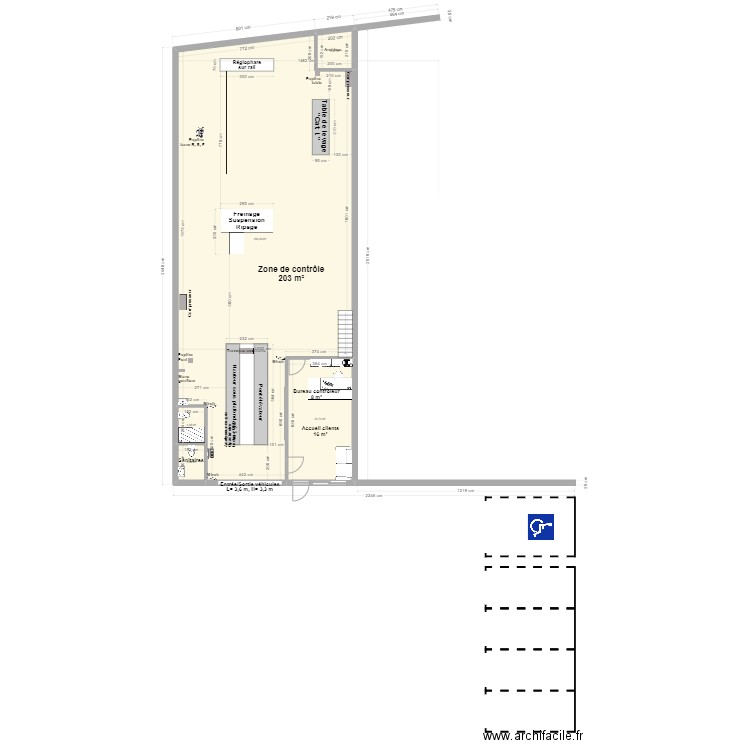 CCT mixte VL/CL IPAR KONTROL BIRIATOU. Plan de 5 pièces et 238 m2