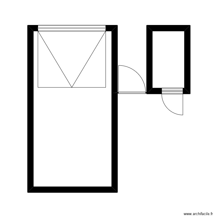 DAH 1105 HAUTERIVES. Plan de 15 pièces et 111 m2