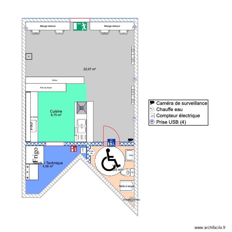 BBT INVEST 37. Plan de 4 pièces et 40 m2