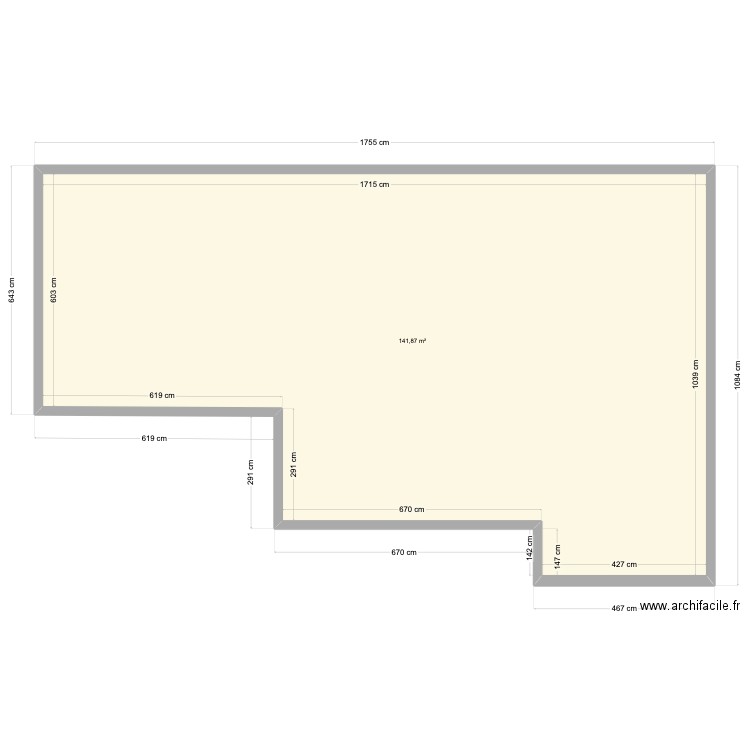 Maison Plascassier 2. Plan de 1 pièce et 142 m2