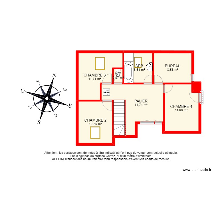 BI23787 -. Plan de 28 pièces et 247 m2