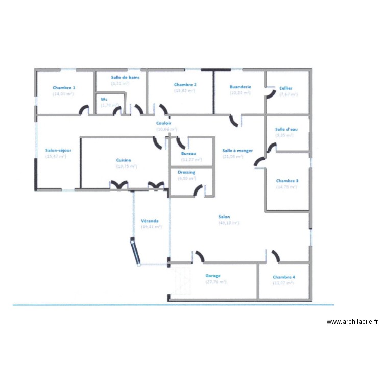 maison revonnas. Plan de 0 pièce et 0 m2