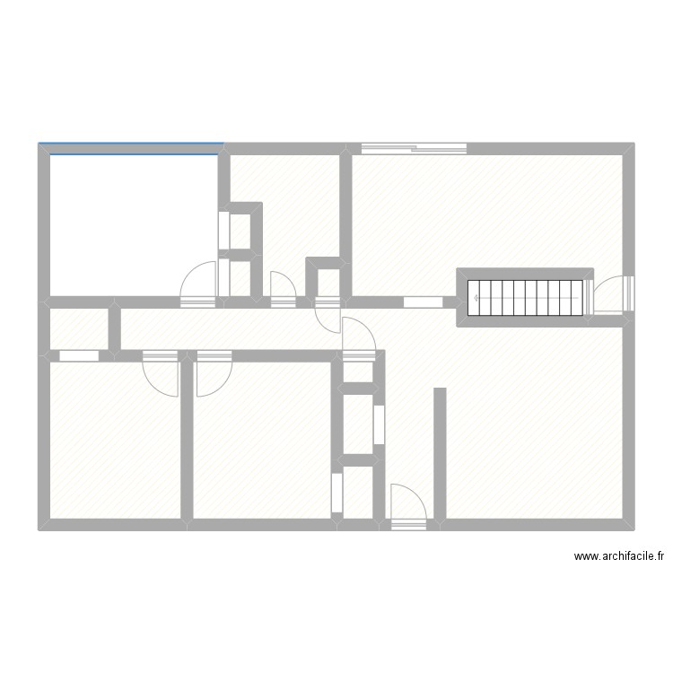 Maison. Plan de 14 pièces et 95 m2