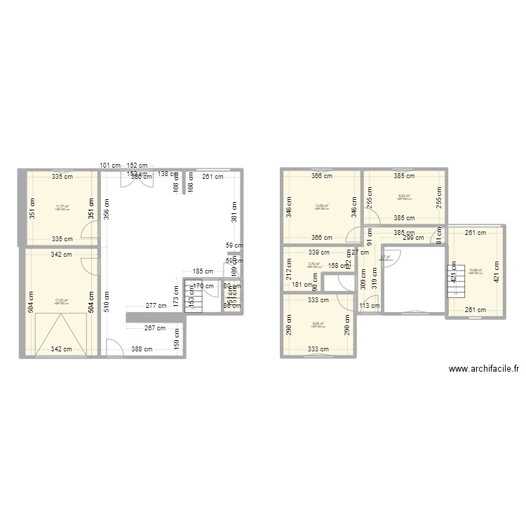 Maison Gallargues le Montueux - ACTUEL. Plan de 9 pièces et 86 m2