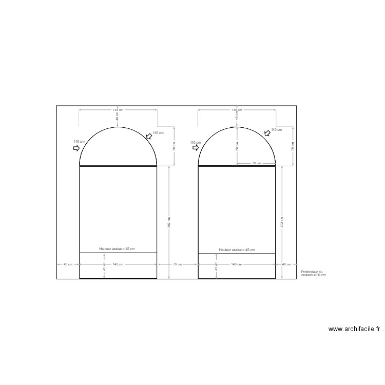 Niche plan. Plan de 0 pièce et 0 m2