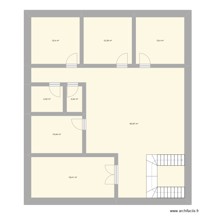 plan1. Plan de 8 pièces et 139 m2