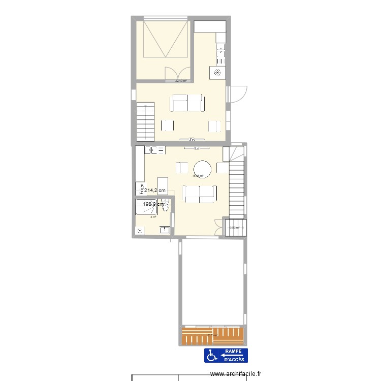 SG TEST. Plan de 11 pièces et 103 m2