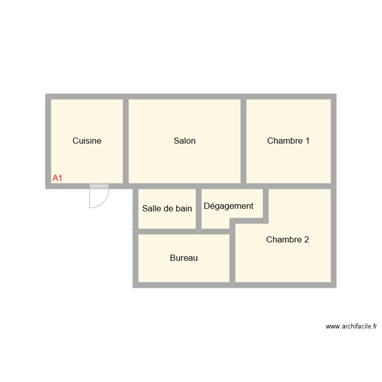 2501 SCI ELROND. Plan de 7 pièces et 17 m2