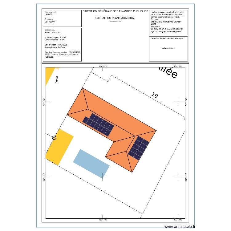 BAKHALLOU. Plan de 0 pièce et 0 m2