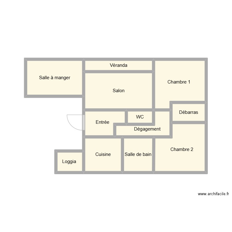 2412 SUCCESSION LAGADEC. Plan de 12 pièces et 22 m2