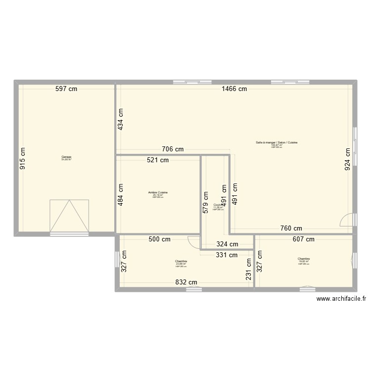 test. Plan de 6 pièces et 236 m2