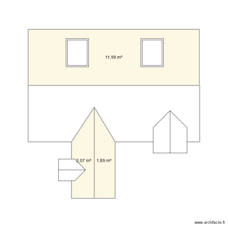 Maxim GAULTIER. Plan de 3 pièces et 16 m2