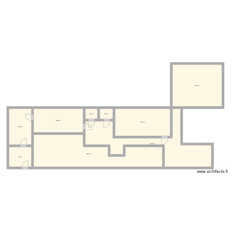 severac. Plan de 9 pièces et 190 m2