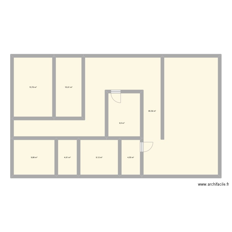 carlance andrezieux.. Plan de 8 pièces et 150 m2