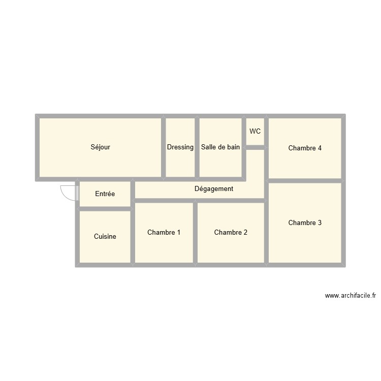 2411 BROUDIN. Plan de 11 pièces et 26 m2