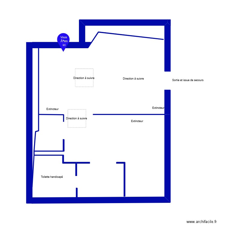 COMMERCE. Plan de 0 pièce et 0 m2