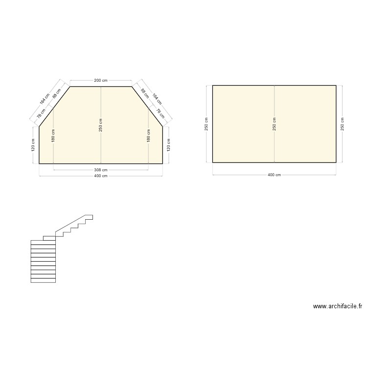 coupe. Plan de 0 pièce et 0 m2