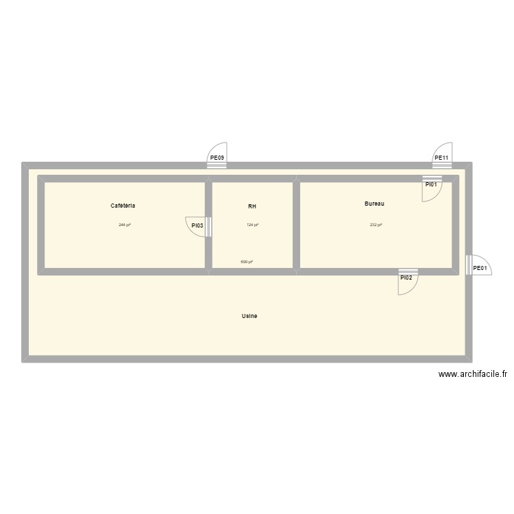 MatraSDB. Plan de 4 pièces et 188 m2