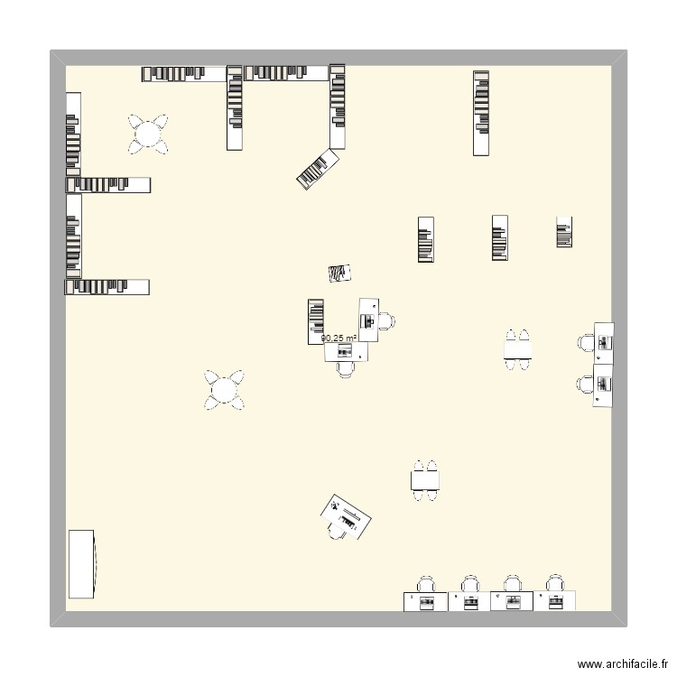 CDI_Münch. Plan de 1 pièce et 90 m2