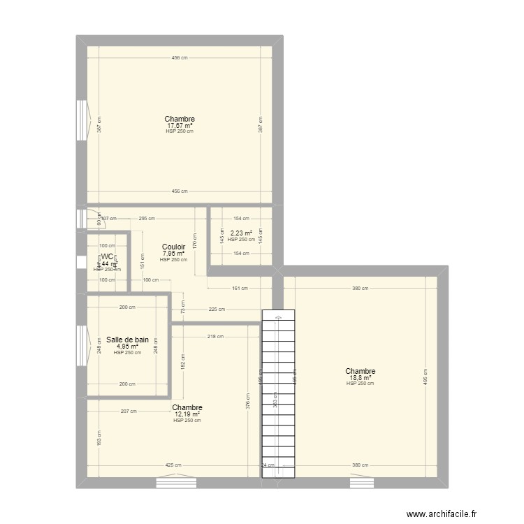 RAHIMZAD ETA. Plan de 7 pièces et 65 m2