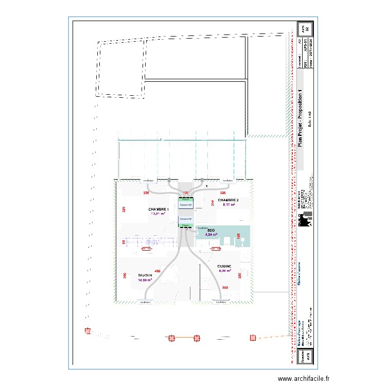 Malbos. Plan de 0 pièce et 0 m2