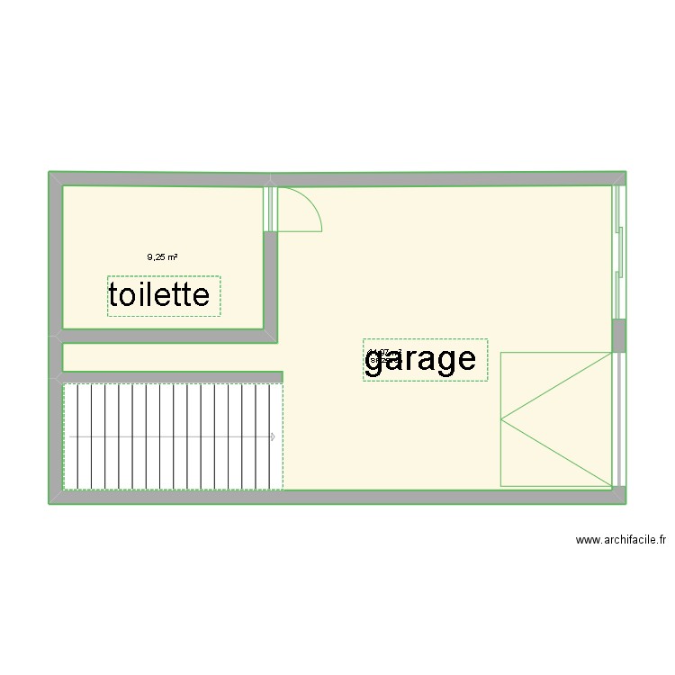 plan amir. Plan de 2 pièces et 51 m2